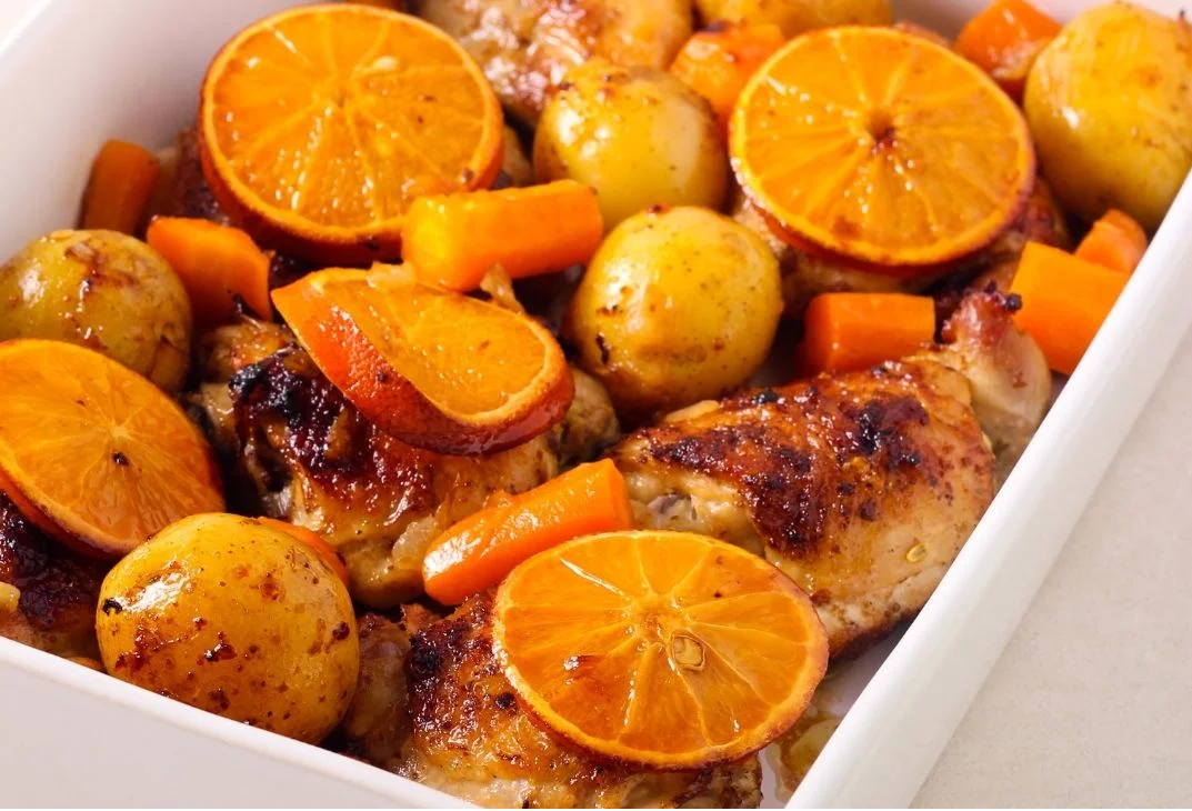 Garlic Orange Chicken Bake