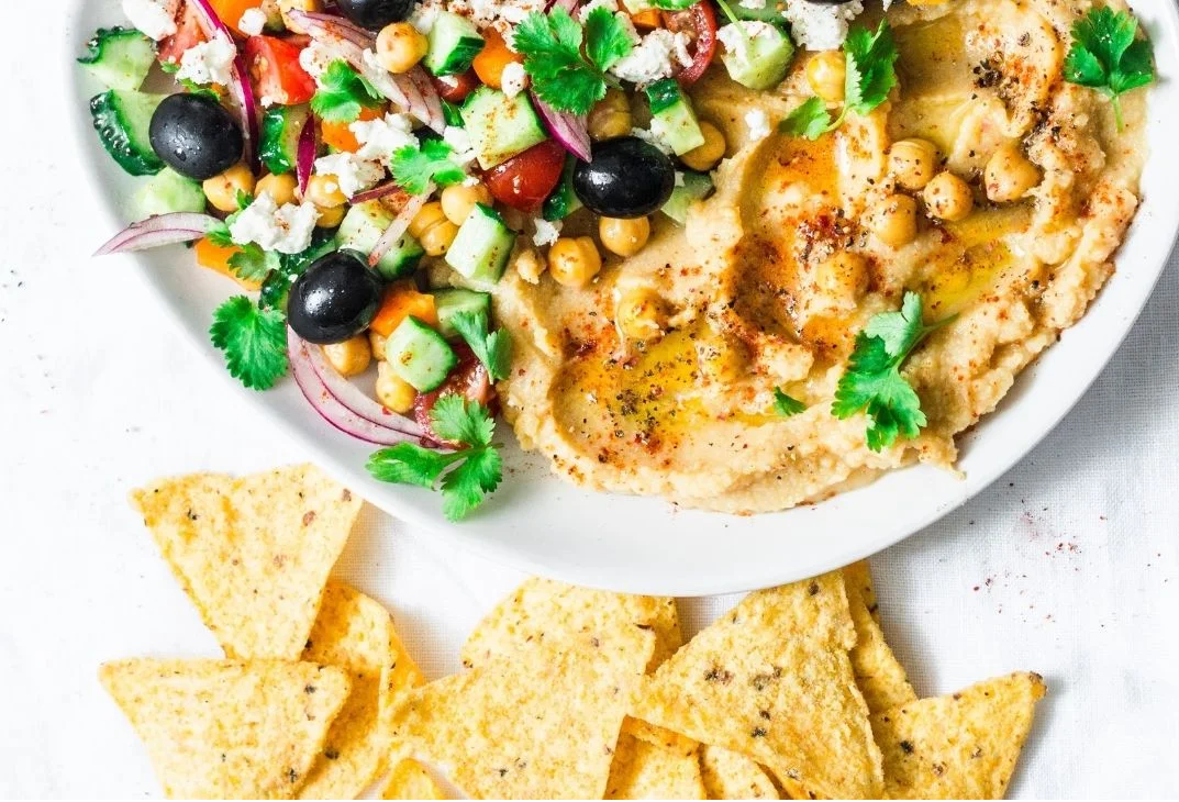 Loaded Greek Hummus