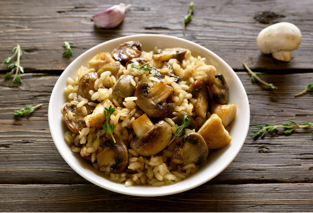 Mushroom Risotto - Mace