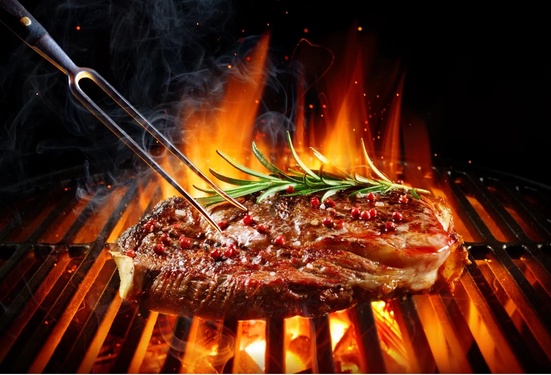 Steak with Red Wine - Mace